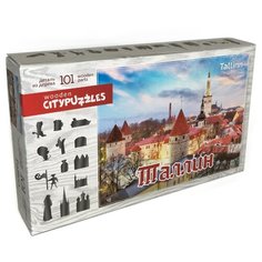 Фигурный деревянный пазл Citypuzzles "Таллин" Нескучные игры