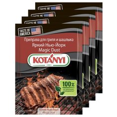 Приправа для гриля и шашлыка Яркий Нью-Йорк Magic Dust KOTANYI, пакет 20г (x4)