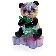 Головоломка Crystal Puzzle Панда с веткой со светом