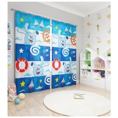 Фотошторы "Крош-мореплаватель", 145*260 2шт Сирень