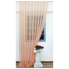 Тюль Византия Луиза персик, 300*260 см