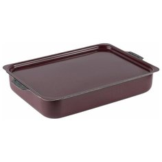 Противень Калитва Кружево, 27*35 см, с крышкой, 2 ручки