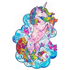 Unidragon деревянный пазл «Вдохновляющий Единорог» 26 х 32 см средний