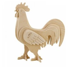 3D деревянный пазл Robotime Домашние животные - Петух