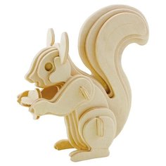3D деревянный пазл Robotime Дикие животные - Белка