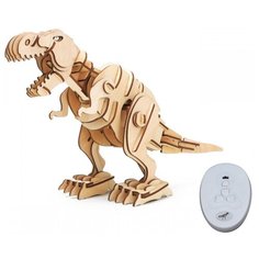 3D Деревянный пазл Robotime на управлении - Тиранозавр