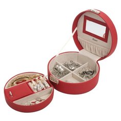 ШКАТУЛКА ДЛЯ УКРАШЕНИЙ S-651B-7RB БОРДОВЫЙ Ismat Decor
