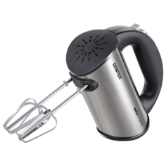 Миксер Centek CT-1108 (черн/сталь) 600Вт, 5 скоростей+турбо, взбивание/замешивание