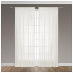 БИРСЕН экрю Тюль на шт. ленте 300х270, 1пр., плстр. Daily by T