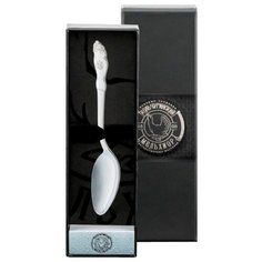 Ложка чайная Кольчугинский мельхиор "Герб" посеребренная