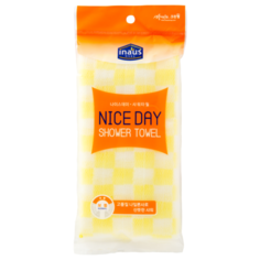 Мочалка полотенце массажная для душа Clean Wrap nice day