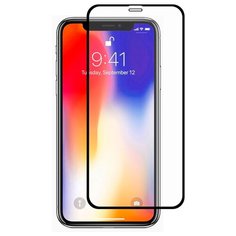 Защитное стекло для Apple iPhone XR/11, черная рамка, полный клей Glass PRO