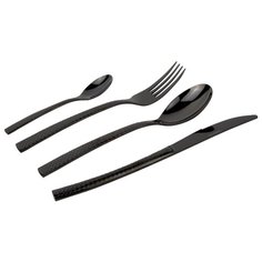 Набор столовых приборов 24 предмета HIDRAULIC BLACK 7211 Comas