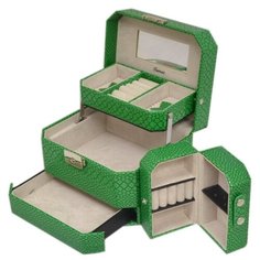 ШКАТУЛКА ДЛЯ УКРАШЕНИЙ S-502D2 ЗЕЛЕНЫЙ Ismat Decor