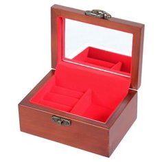 ШКАТУЛКА ДЕРЕВЯННАЯ S-516 КОРИЧНЕВЫЙ Ismat Decor