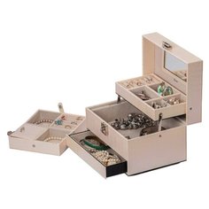 ШКАТУЛКА ДЛЯ УКРАШЕНИЙ S-999-7BE БЕЖЕВЫЙ Ismat Decor
