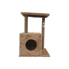 Кошачий домик Золотой Кот Шуры-муры бежевого цвета