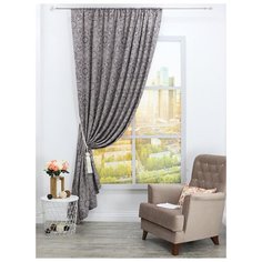 Штора Amore Mio RR 90021-10 Жаккард Classic 2,0*2,7 1 шт. Брусника