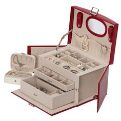 ШКАТУЛКА ДЛЯ УКРАШЕНИЙ S-697B-2N БОРДОВЫЙ Ismat Decor