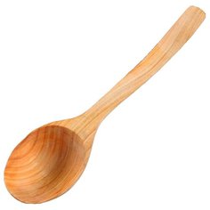 Ложка деревянная столовая SVAhomeART, 22 см., массив черешни , арт. 14874331