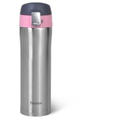 Термокружка Fissman 420 мл, цвет Розовый (нерж.сталь) (9819)