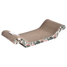 Когтеточка для кошек FOXIE Palm Tree Лежанка картон 49х22х10см