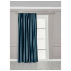 Штора "Блэкаут" SANPA HOME COLLECTION, 200*280 см, серо-синяя