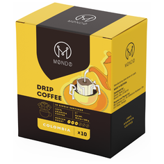 Молотый кофе MONDO COLOMBIA, в дрип-пакетах, 100 г
