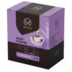 Молотый кофе MONDO ETHIOPIA, в дрип-пакетах, 100 г