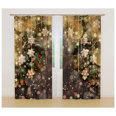 Фотошторы 18567, 145*260 см, 2 шт. Сирень