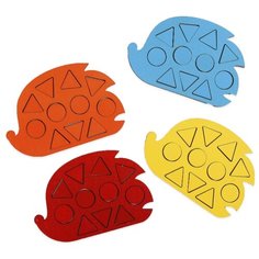 Дидактические игры и материалы. Мозаика " Ежик в лесу" 15х10 см, П219 3740012 Лесная мастерская