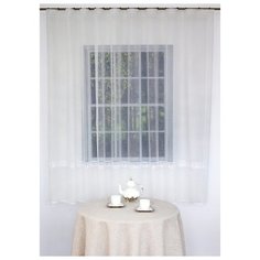 Тюль Византия "Cакария", кружево, молочный, 300*180 см