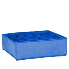 Доляна Органайзер для белья 18 ячеек 35 х 30 х 12 см фабьен