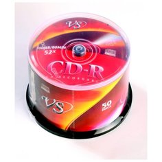 Диск VS CD-R 80 52x CB/50