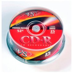 Диск VS CD-R 80 52x CB/25