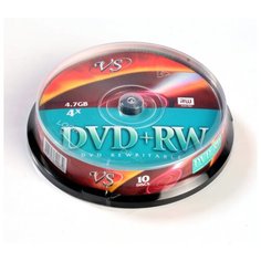 Диск VS DVD+RW 4,7 GB 4x CB/10