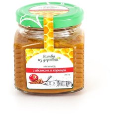 Крем-мед с яблоком и корицей 285 гр Яства из деревни