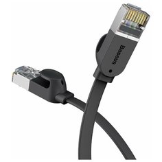 Кабель патч-корд RJ45-RJ45 Baseus High Speed Black 8m