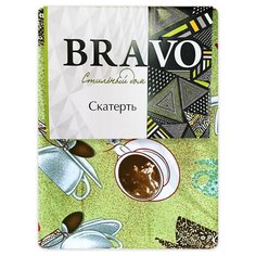 Скатерть К 150*220 печать Кофе ИКР Bravo