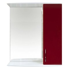 Orange Роса Ro-50ZSC зеркальный шкаф универсальный, бордовый глянец