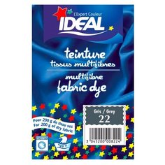 Краска IDEAL MULTIFIBRE для полиамида, хлопка, льна, вискозы, шерсти и шелка, серая