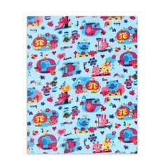 Пеленка фланелевая FlyZay 120x90 (Зоопарк/гол.)