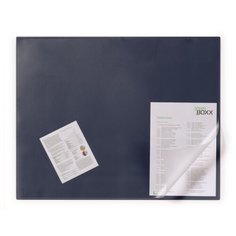 Коврик на стол Durable 52*65 см, синий, с прозрачным листом