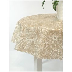 Тефлоновая скатерть Mori Виорика Круг 140