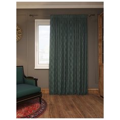 Штора "Патриция" SANPA HOME COLLECTION, 200*270 см, коричнево-голубой