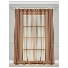 Тюль "Микровуаль" SANPA HOME COLLECTION, 250*280 см, коричневый
