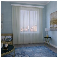 Тюль "Вуаль" SANPA HOME COLLECTION, 400*270 см, бежевый