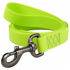 Поводок WAUDOG WATERPROOF, карабин из высокопрочного алюминиевого сплава 122 см 25 мм Салатовый
