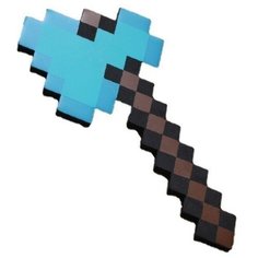 Игрушечное оружие Топор Алмазный пиксельный 45 см Mojang