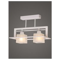 Люстра Северный свет Крокус 2-р. белый+серебро